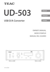 Teac UD-503 Mode D'emploi