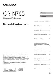 Onkyo CR-N765 Manuel D'instructions