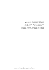 Dell PowerEdge M805 Manuel Du Propriétaire