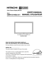 Hitachi CMP4121HDU-511 Manuel Utilisateur
