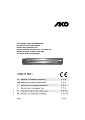 AKO UWS 75 RD/1 Instructions De Montage Et D'utilisation