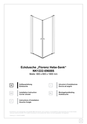 Welltime Florenz NK1222-696885 Instructions D'installation