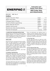Enerpac BHP-382 Notice D'emploi