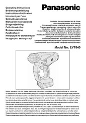 Panasonic EY7840 Instructions D'utilisation