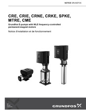 Grundfos CRKE Notice D'installation Et De Fonctionnement