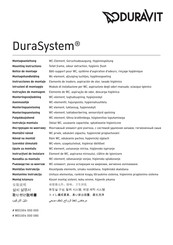 DURAVIT DuraSystem WD1002 000 000 Notice De Montage