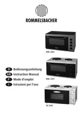 Rommelsbacher KML 3001 Mode D'emploi