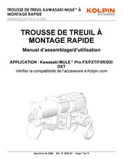 Kolpin Outdoors 26-2000 Manuel D'assemblage Et D'utilisation