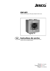 Jesco GW 601 Instructions De Service