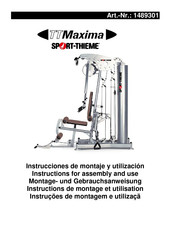 Sport-thieme TT Maxima Instructions De Montage Et Utilisation