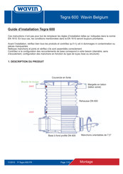 wavin Tegra 600 Guide D'installation