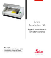 Leica AutoStainer XL Mode D'emploi