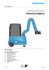 Nederman Filtercart Original 240V Uk Manuel D'instructions