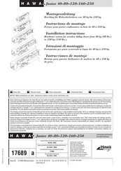 hawa Junior 120 Instructions De Montage