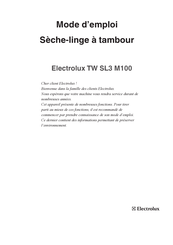 Electrolux TW SL3 M100 Mode D'emploi