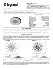 LEGRAND Wattstopper CI-205 Mode D'emploi