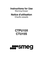 Smeg CTPU15X Notice D'utilisation