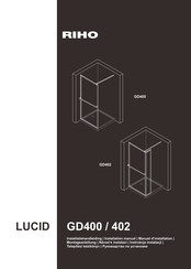 RIHO LUCID GD400 Manuel D'installation