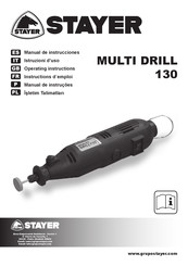 stayer MULTI DRILL 130 Instructions D'emploi