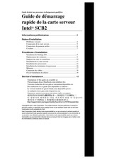 Intel SCB2 Guide De Démarrage Rapide