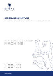 Royal Catering RCSL 1/6ICE Manuel D'utilisation