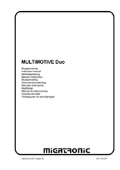 Migatronic MULTIMOTIVE 221 Manuel D'instruction