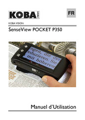 Koba Vision SenseView POCKET P350 Manuel D'utilisation