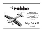 ROBBE Edge 540 ARF Notice De Montage Et D'utilisation