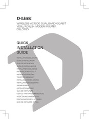 D-Link DSL-3785 Guide D'installation