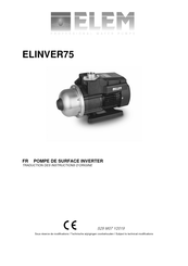 elem ELINVER75 Traduction Des Instructions D'origine