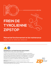 head rush technologies zipSTOP ZSSD150-20A Manuel De Fonctionnement Et De Maintenance