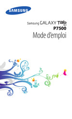 Samsung P7500 Mode D'emploi