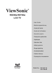 ViewSonic N3246w Guide De L'utilisateur