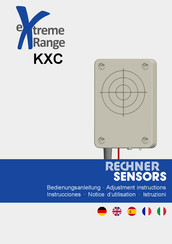 Rechner Sensors eXtreme Range KXC Notice D'utilisation