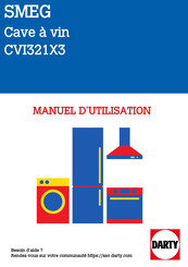 Smeg CVI321X3 Manuel D'utilisation