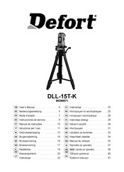 Defort DLL-15T-K Mode D'emploi