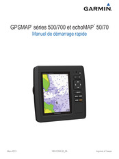 Garmin echoMAP 70 Manuel De Demarrage Rapide