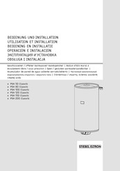 Stiebel Eltron PSH 120 Classic Utilisation Et Installation