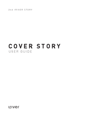 iriver COVER STORY Mode D'emploi