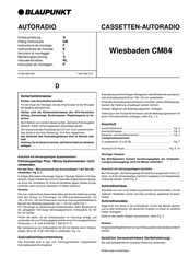 Blaupunkt Wiesbaden CM84 Instructions De Montage