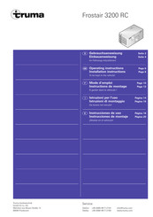 Truma Frostair 3200 RC Mode D'emploi