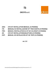 Oksys O-PK00092 Manuel D'installation