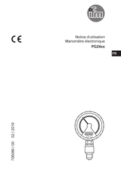 IFM PG24 Série Notice D'utilisation