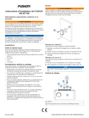 Fusion MS-BT100 Instructions D'installation