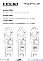 Extech Instruments MA440 Manuel D'utilisation