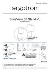 Ergotron StyleView Sit Stand VL Manuel De L'utilisateur