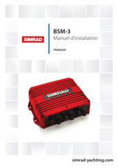 Simrad BSM-3 Manuel D'installation