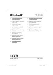 EINHELL 22.501.10 Instructions D'origine