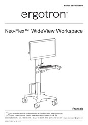 Ergotron Neo-Flex WideView Workspace Manuel De L'utilisateur