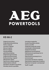 AEG KS 66-2 Notice Originale